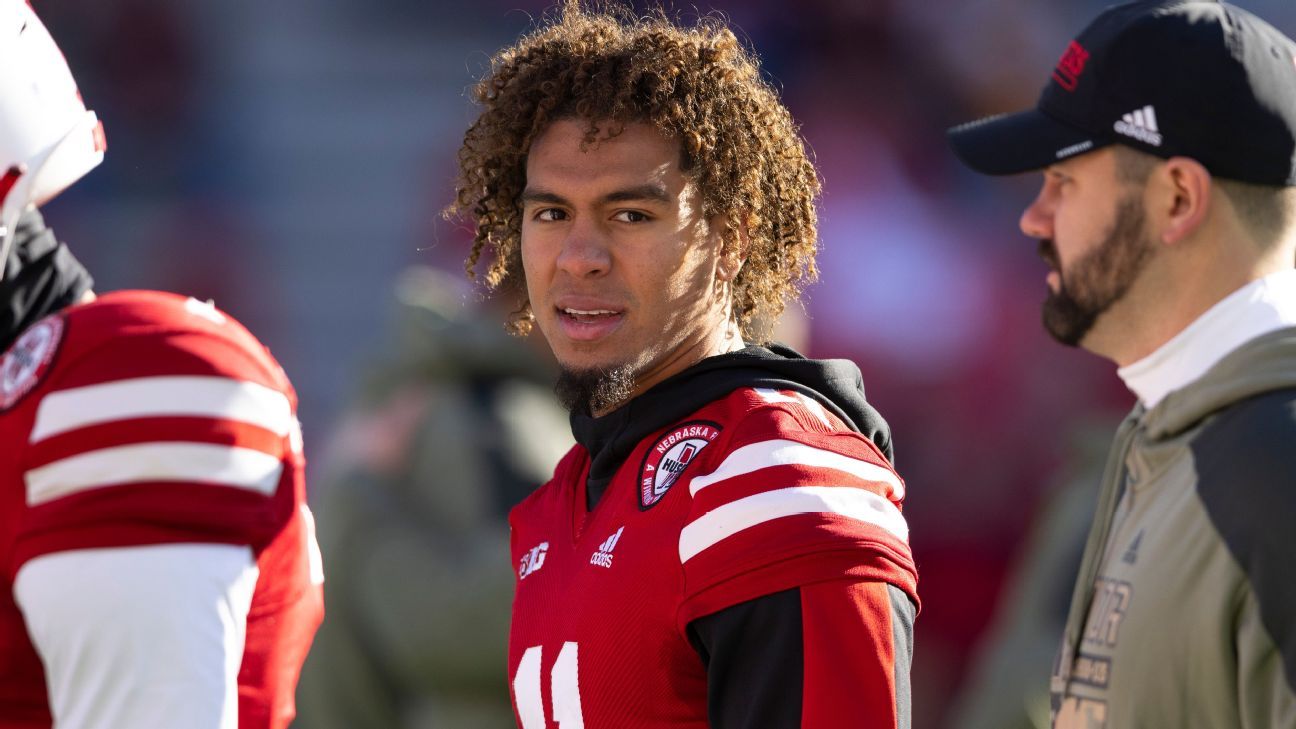 Nebraska QB Thompson out vs. No. 3 Michigan