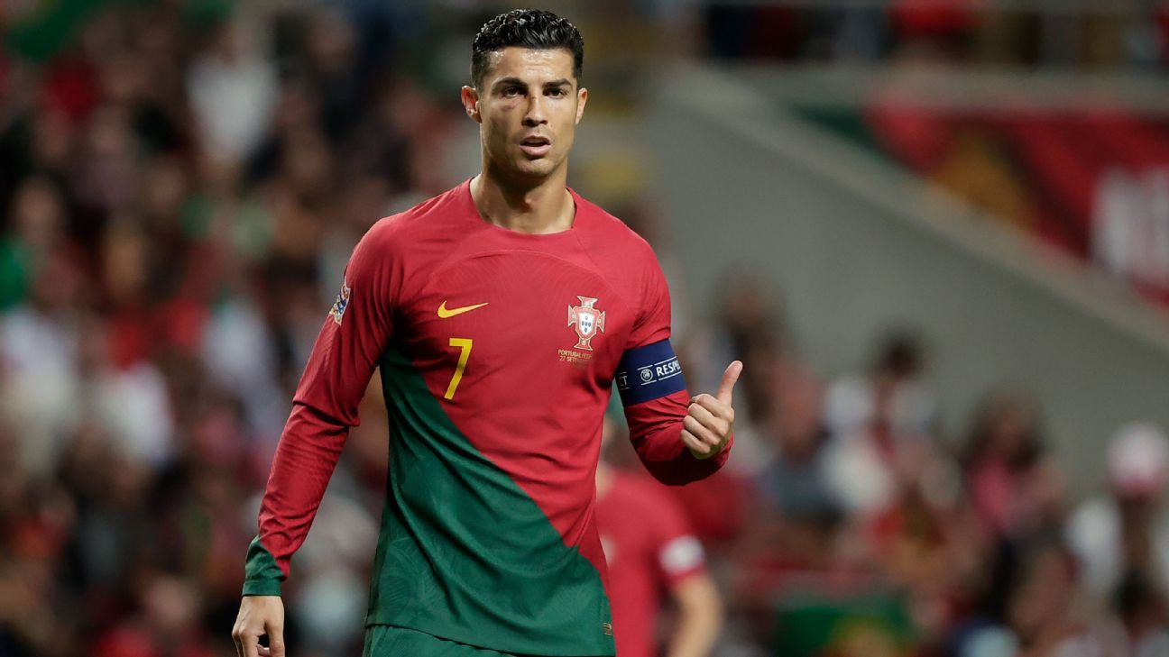 Ronaldo misses Portugal training, World Cup warm-up with stomach bug