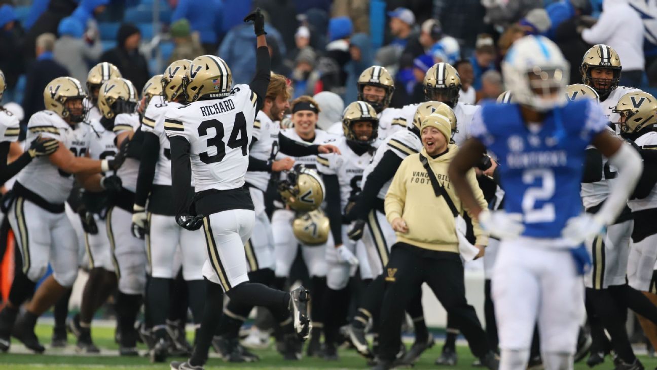 Vanderbilt wins first SEC game since 2019 by stunning No. 24 Kentucky