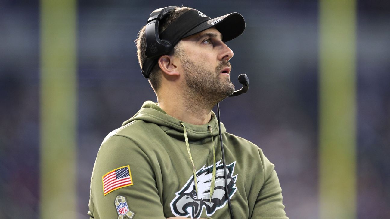 Eagles rookie coach Nick Sirianni faces former team - The San