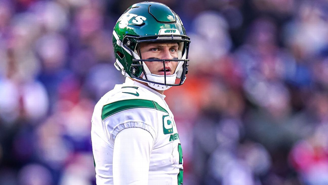 Report: Jets QB Zach Wilson benched vs. Bears