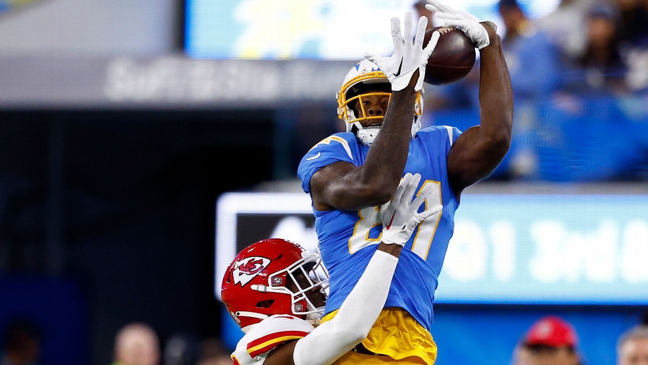 NFL wild-card injury tracker: Chargers WR Mike Williams out with