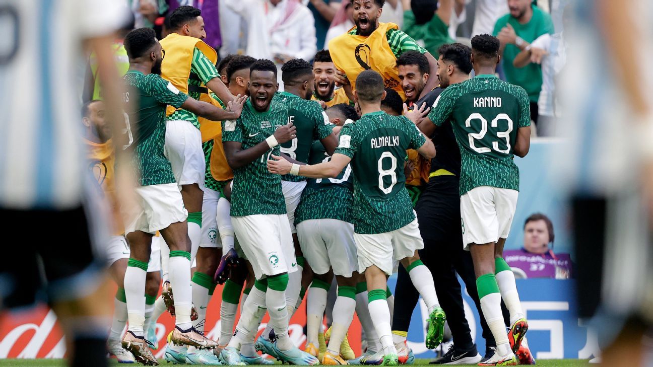 Saudi Arabia downs Messi's Argentina in historic World Cup upset