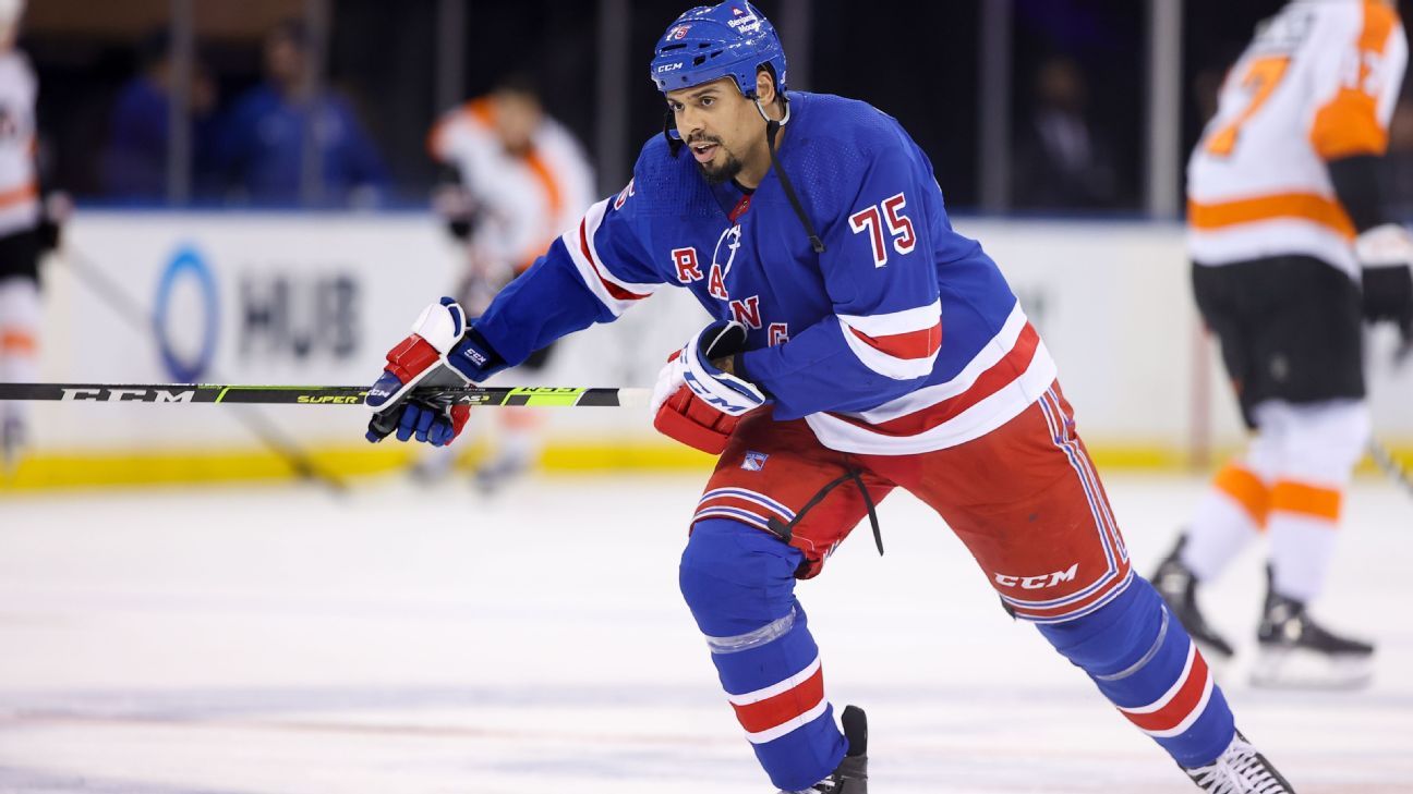 New York Rangers player preview: RW Ryan Reaves