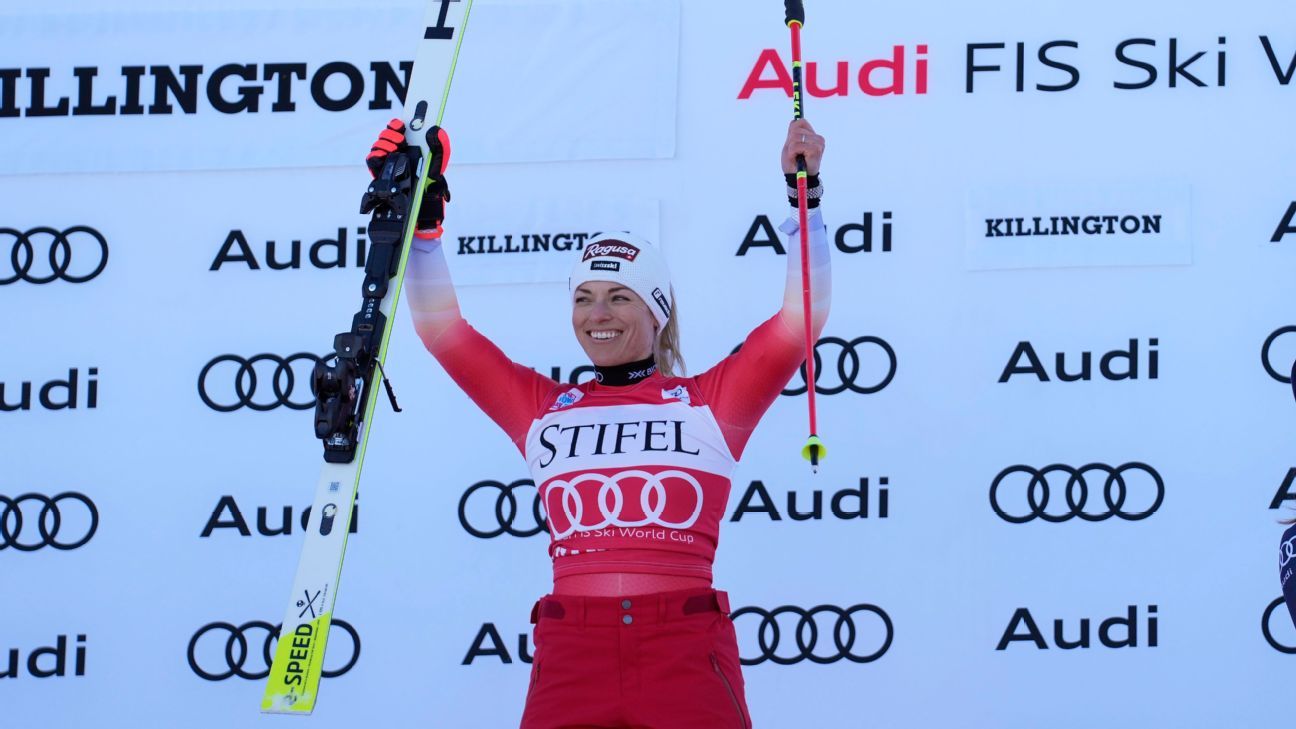 Lara GutBehrami earns first World Cup GS win in 6 years ESPN