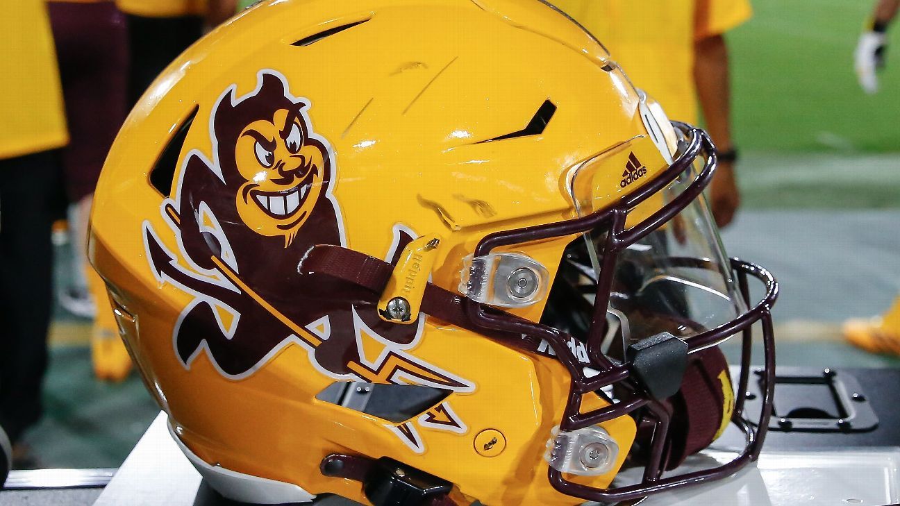 PHOTOS: Arizona State's new helmets are on fire 