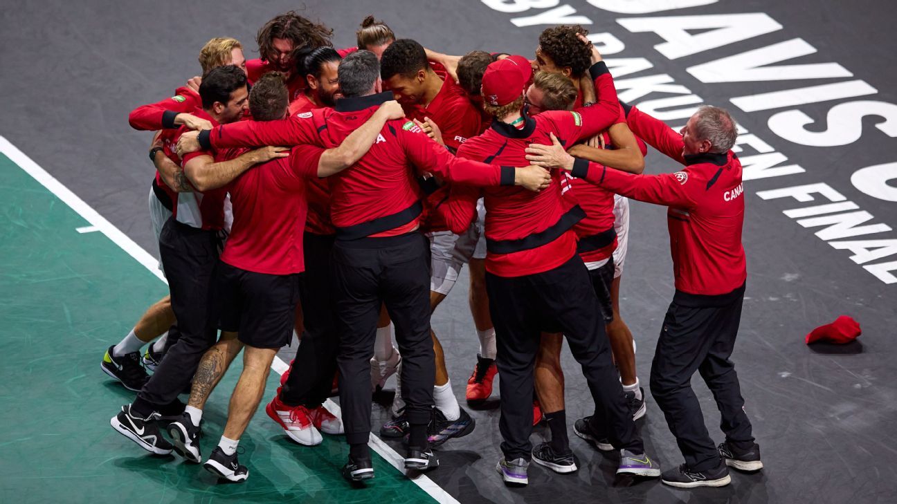 Canada wins Davis Cup behind Felix Auger-Aliassime, Denis Shapovalov