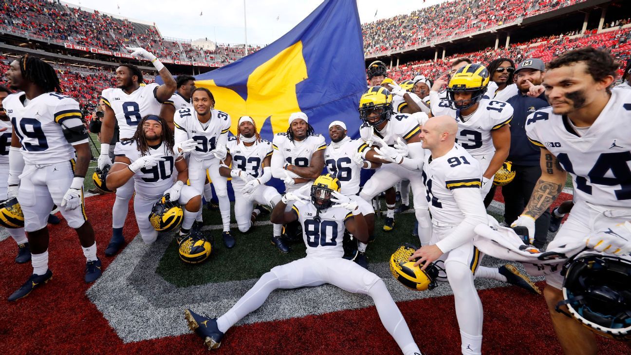 Harbaugh 'all good' with Wolverines planting flag at OSU