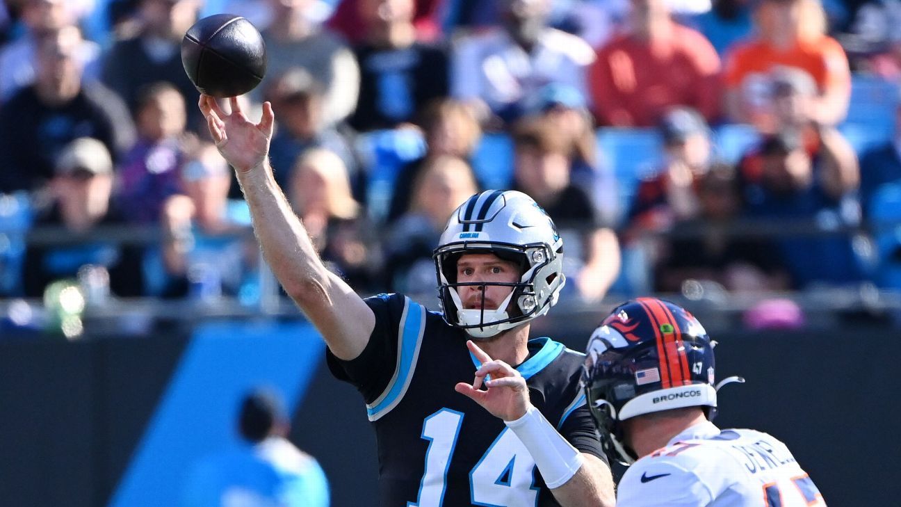 Carolina Panthers to start QB Sam Darnold vs. Denver Broncos - Mile High  Report