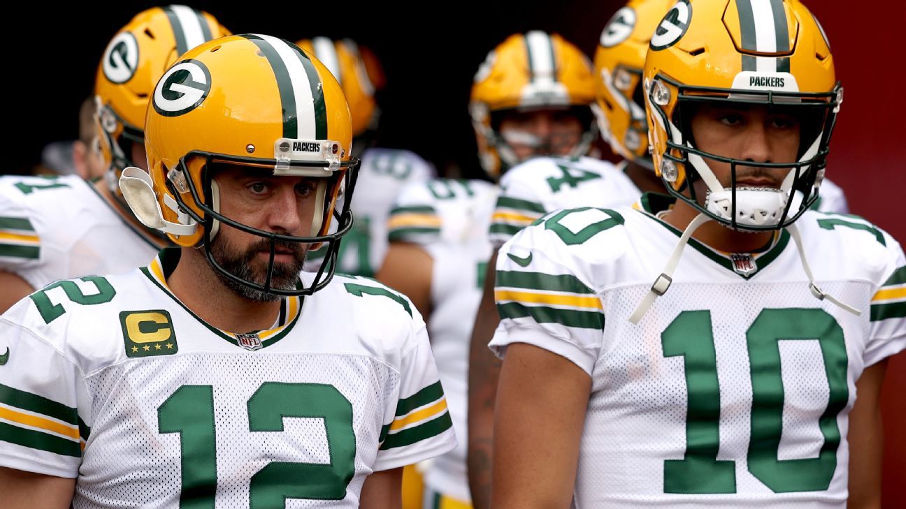 Sunday's start vs. Steelers will be a career-first for Packers QB Aaron  Rodgers