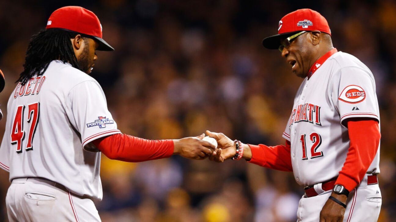 Reds Charity Auction: Johnny Cueto Game-Used Los Rojos Jersey