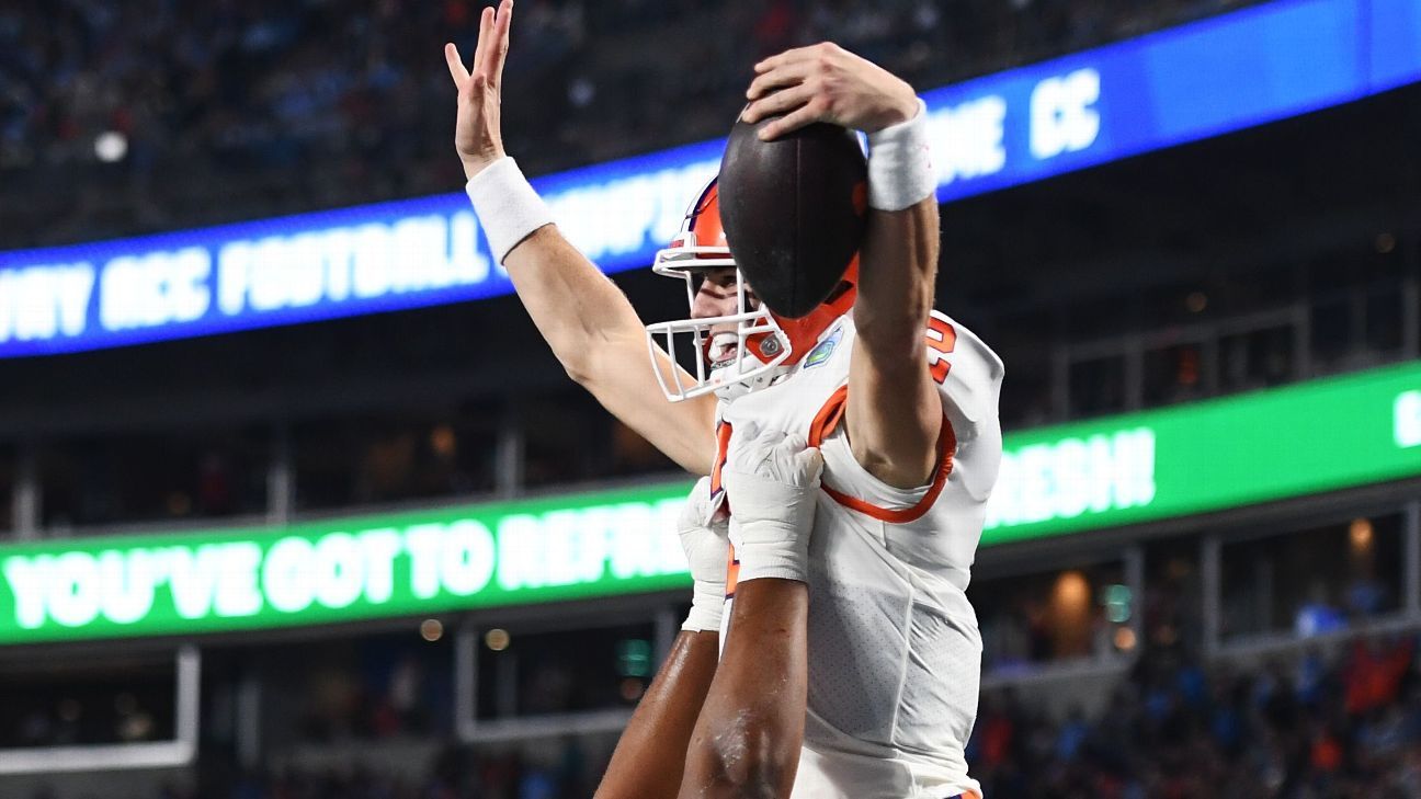 Cade Klubnik lifts Clemson to ACC title; DJ Uiagalelei benched early