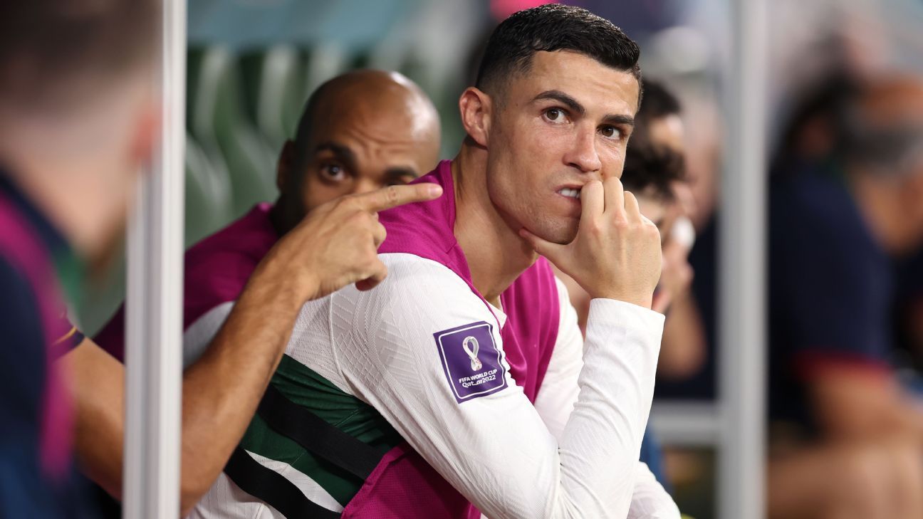 Cristiano Ronaldo's frustrated remark caught on camera after being