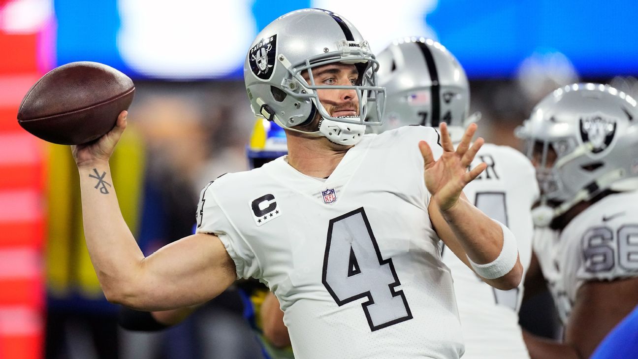 derek carr fantasy 2022