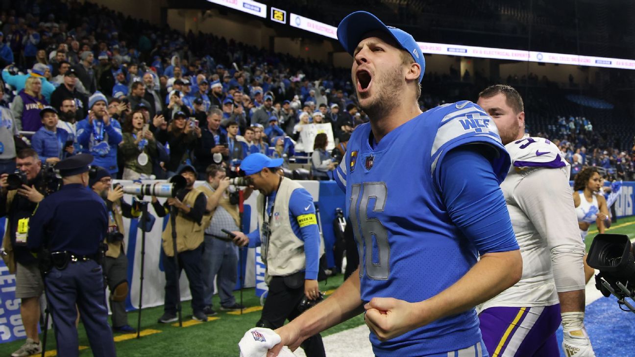 Goff enjoying life as Lions make improbable playoff run