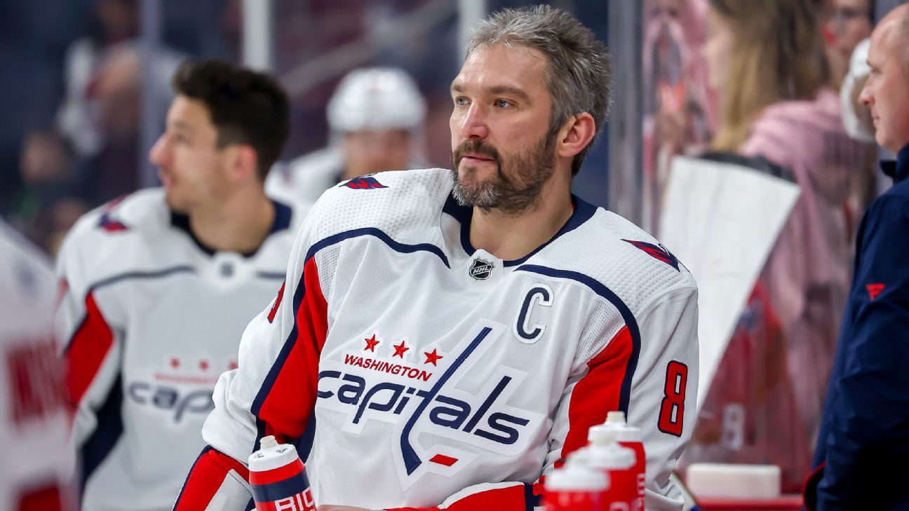 The Washington Capitals With Oshie Carlson Ovechkin And Backstrom
