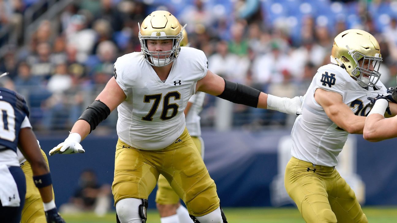 Notre Dame Junior Offensive Tackle Joe Alt Declares for 2024 NFL Draft