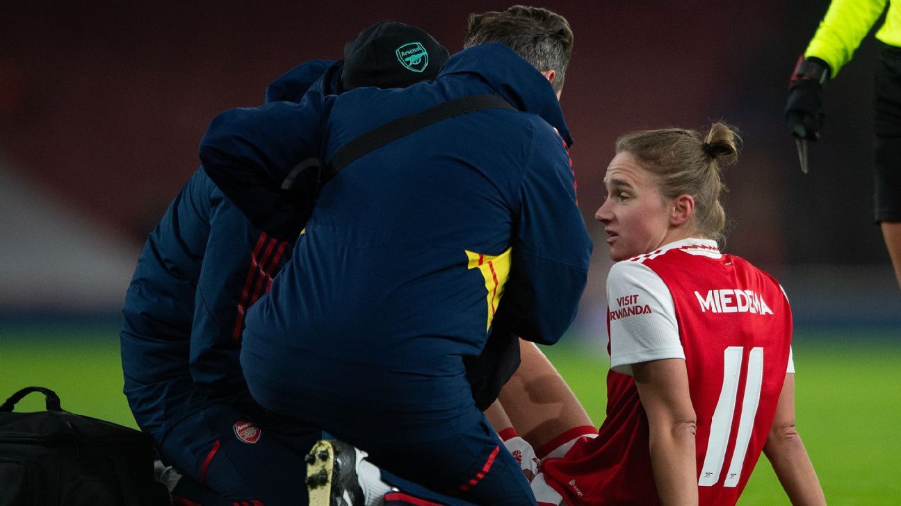 Vivianne Miedema of Arsenal during an Arsenal Women away kit News Photo  - Getty Images