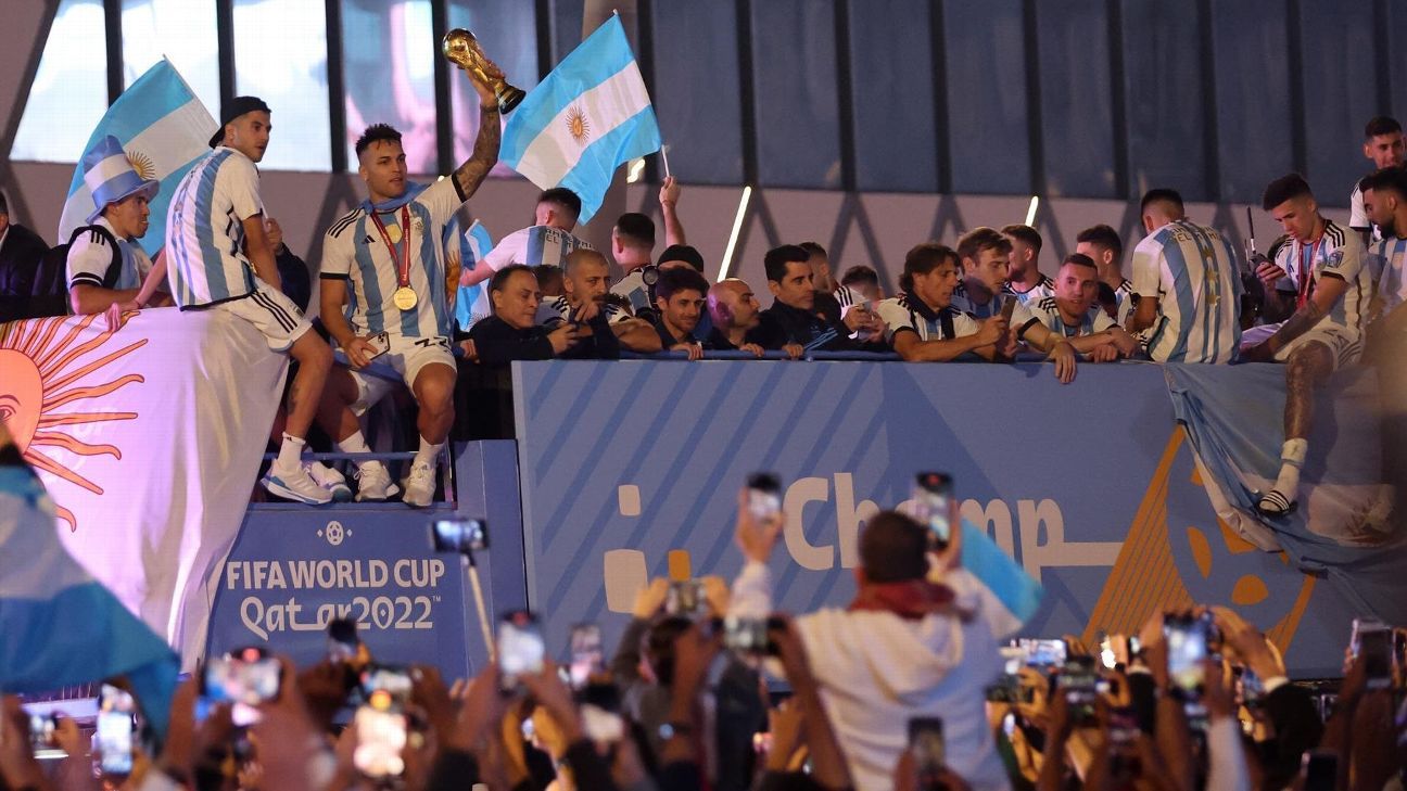 The Argentine national team will travel by bus to the Monumental Stadium
