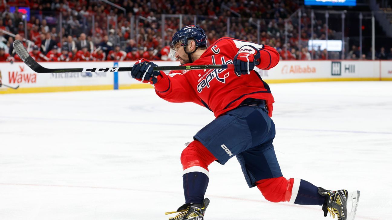 Ovechkin leaps Bourque for all-time shots mark