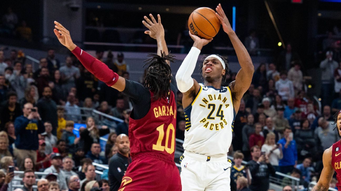 Pacers' Buddy Hield connects just 3 seconds into game vs. Cavaliers