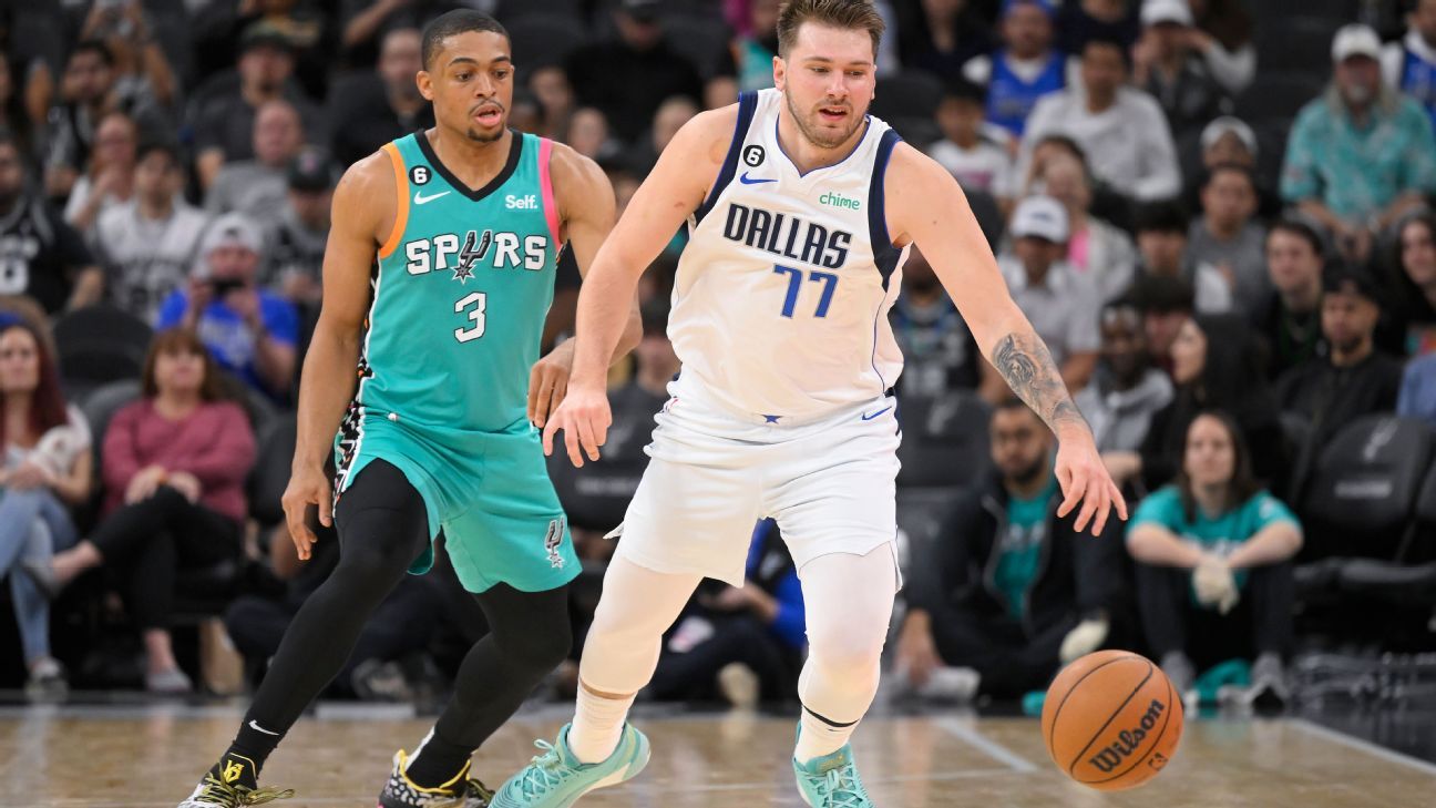 Luka Doncic greets 2022 with 51 points against the San Antonio Spurs