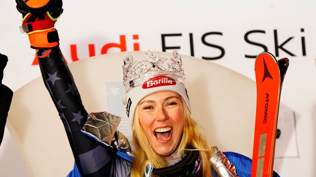 Mikaela Shiffrin nears Lindsey Vonn's record with slalom win - ESPN