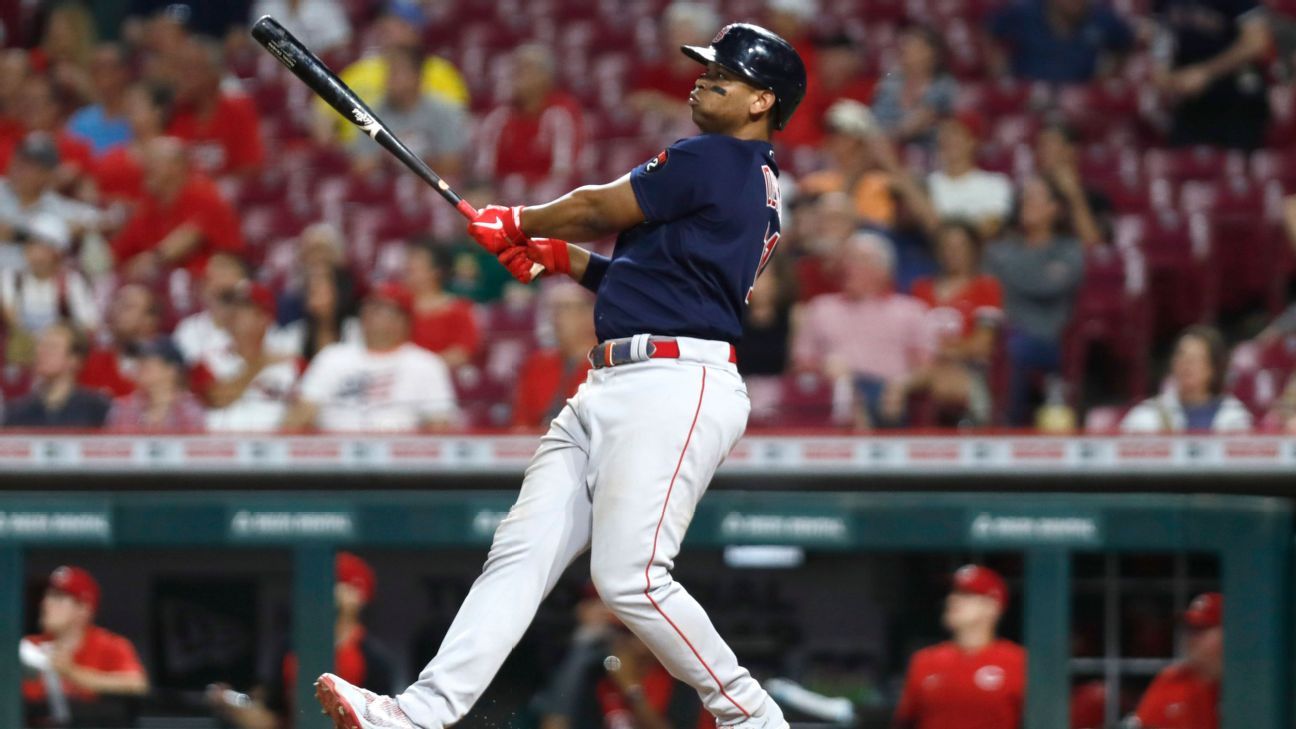 MLB on FOX - Rafael Devers double-dipped tonight to reach 💯 career home  runs and he's only 24 🔥. Boston Red Sox