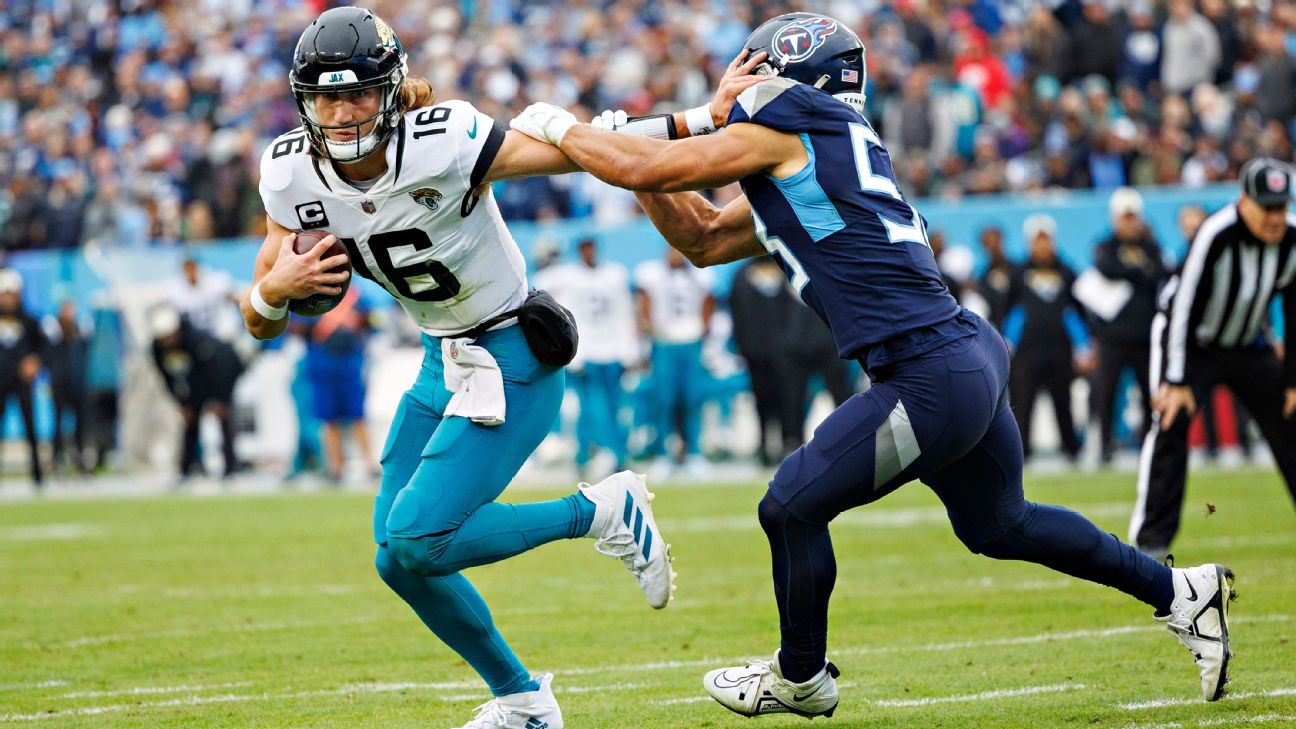 Jacksonville Jaguars defeat Tennessee Titans in AFC South Title game