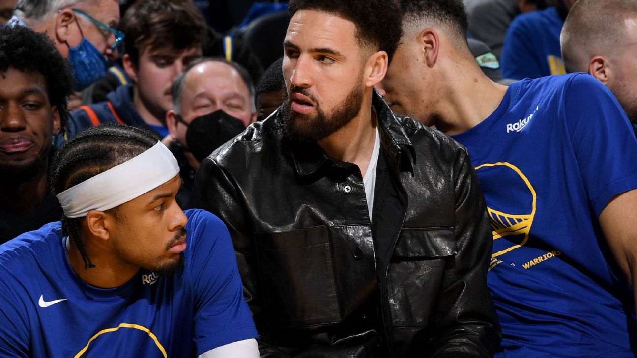 Klay Thompson a late scratch for Warriors' game vs. Utah Jazz