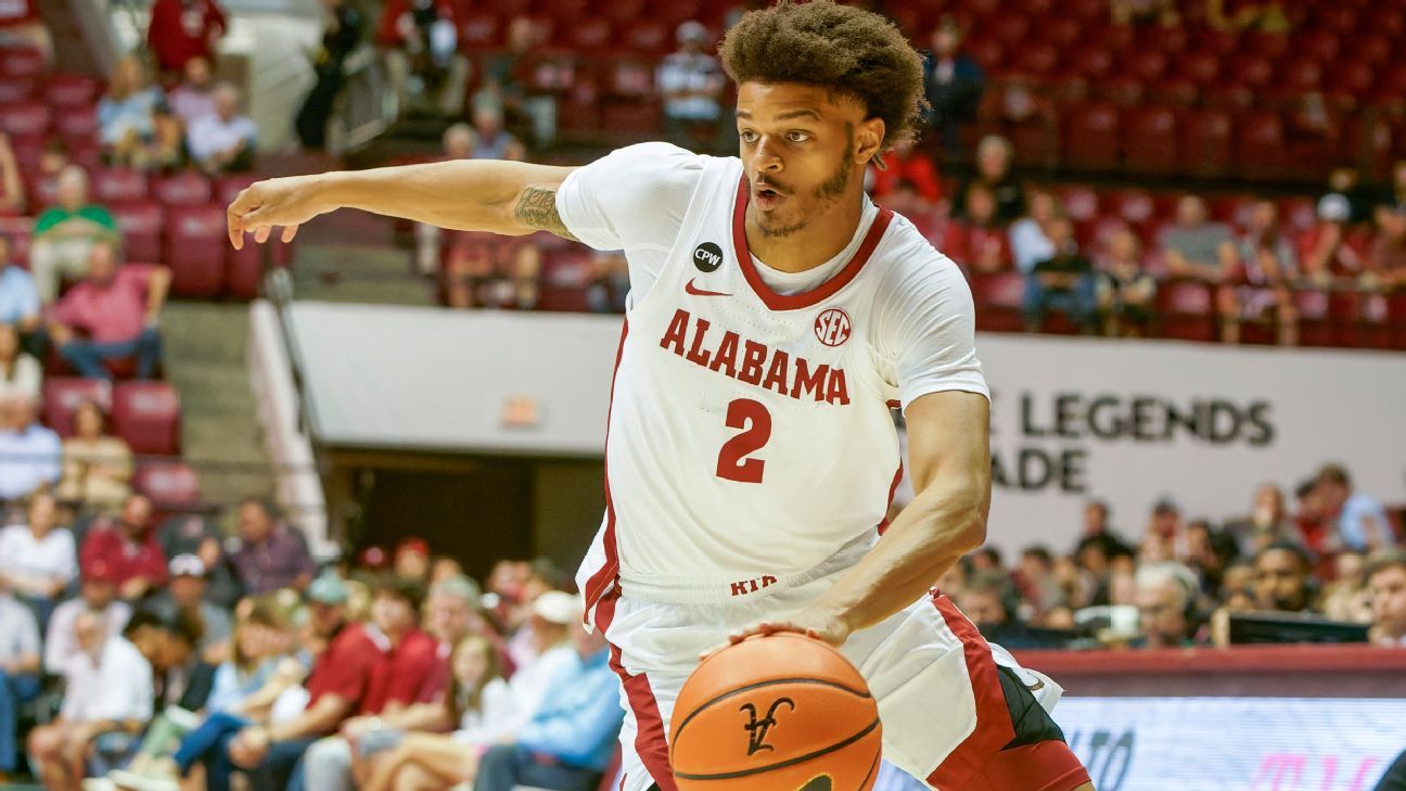 Alabama's Brandon Miller OK'd to play, scores career-high 41 - ESPN