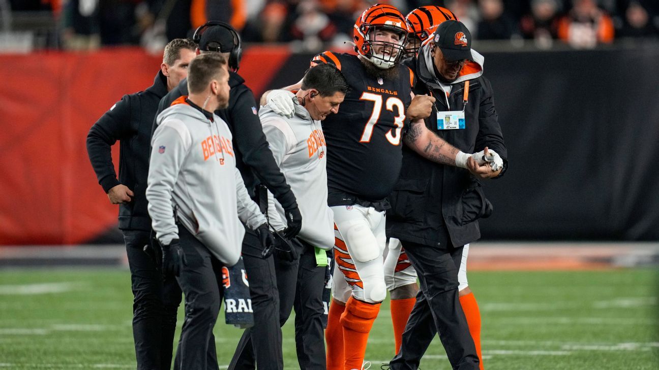 Bengals LT Jonah Williams has dislocated kneecap, week-to-week - ESPN