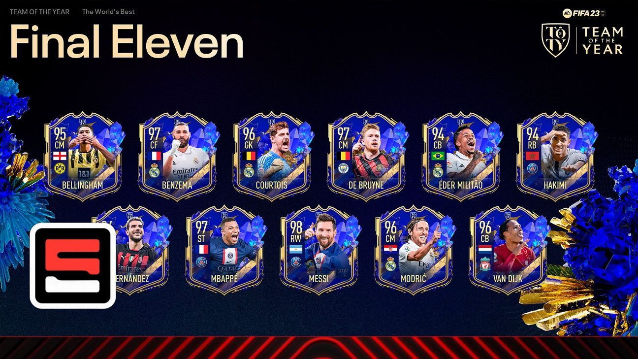 TOTY: FIFA 22 revela seleção com os melhores jogadores do ano