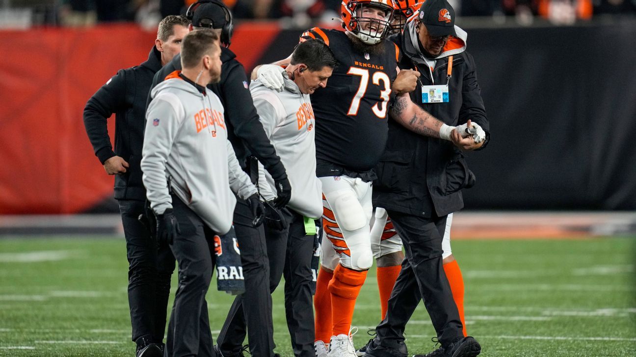 Bengals vs. Falcons injury report: Alex Cappa DNP with illness - Cincy  Jungle