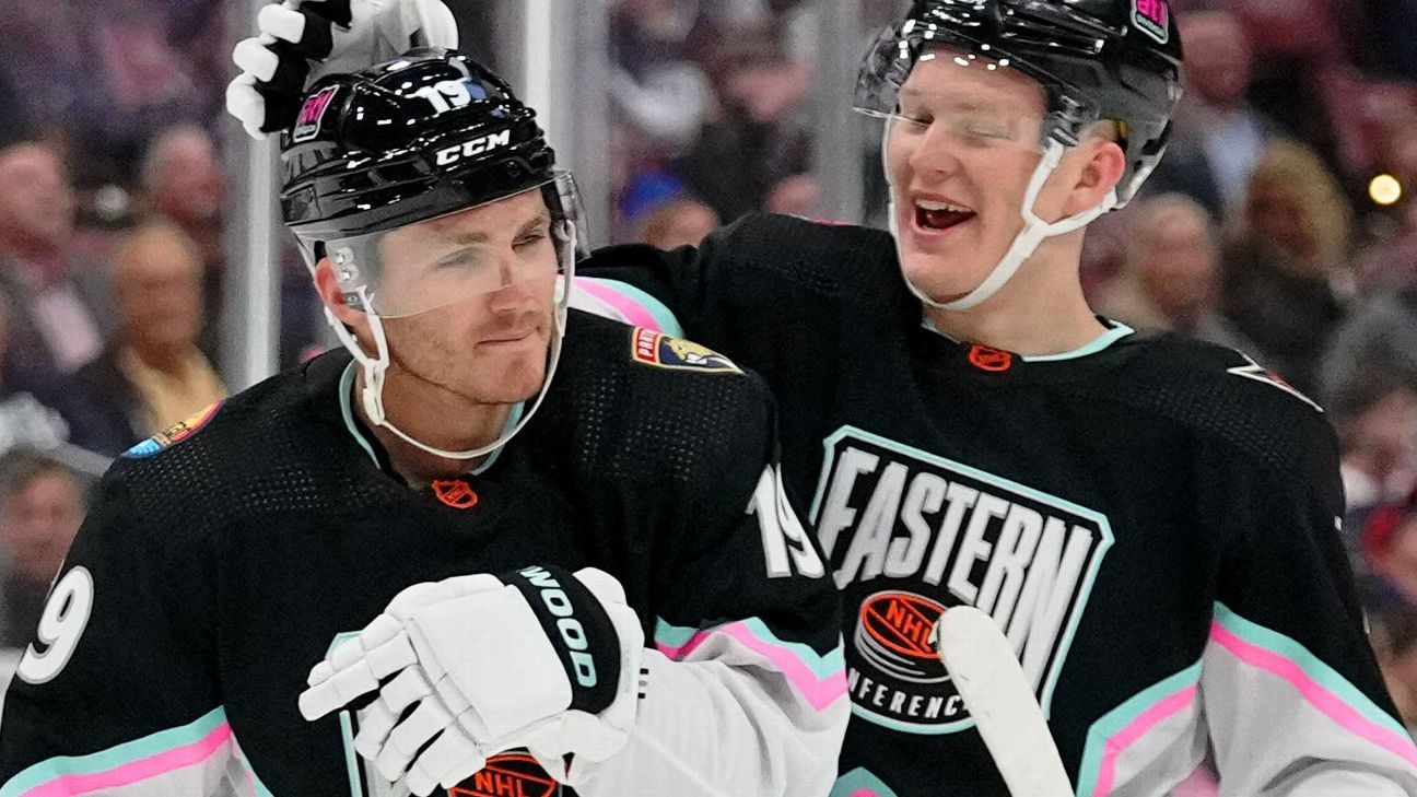 Tkachuk teams up with brother in 'extra special' All-Star win - ESPN