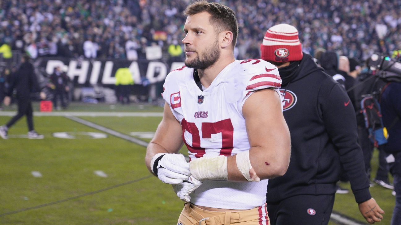 49ers GM John Lynch understands Nick Bosa's absence amid talks - ESPN