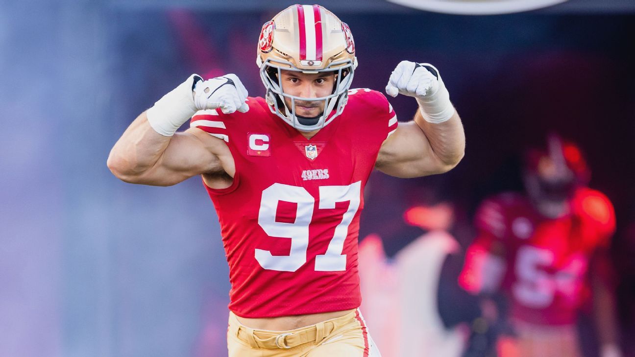 Source - 49ers' Nick Bosa is highest-paid defensive player - ESPN