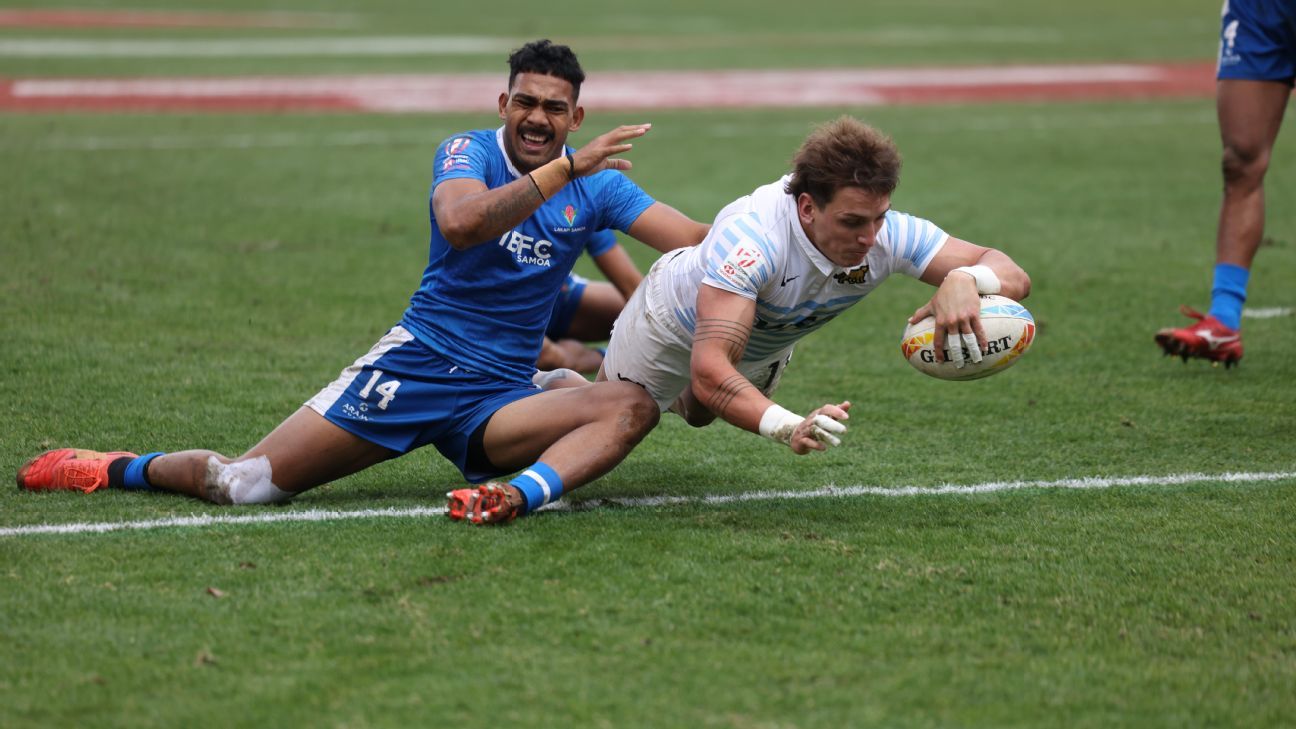 González Rizzoni superó la marca de los 100 tries con Los Pumas 7's - ESPN