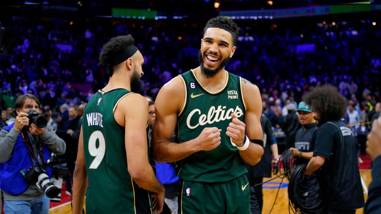 We're all witnessing his growth.' Jayson Tatum has been playing