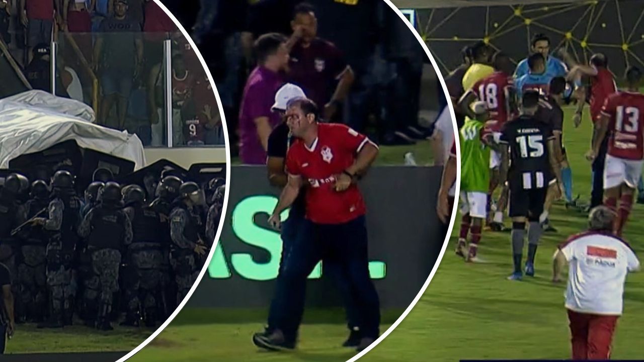 El partido de Botafogo ante Sergipe en la Copa de Brasil acaba en pelea