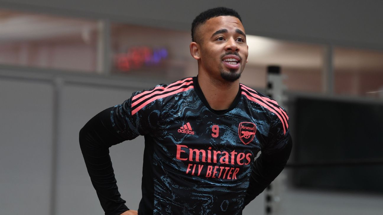 arsenal gabriel jesus jersey