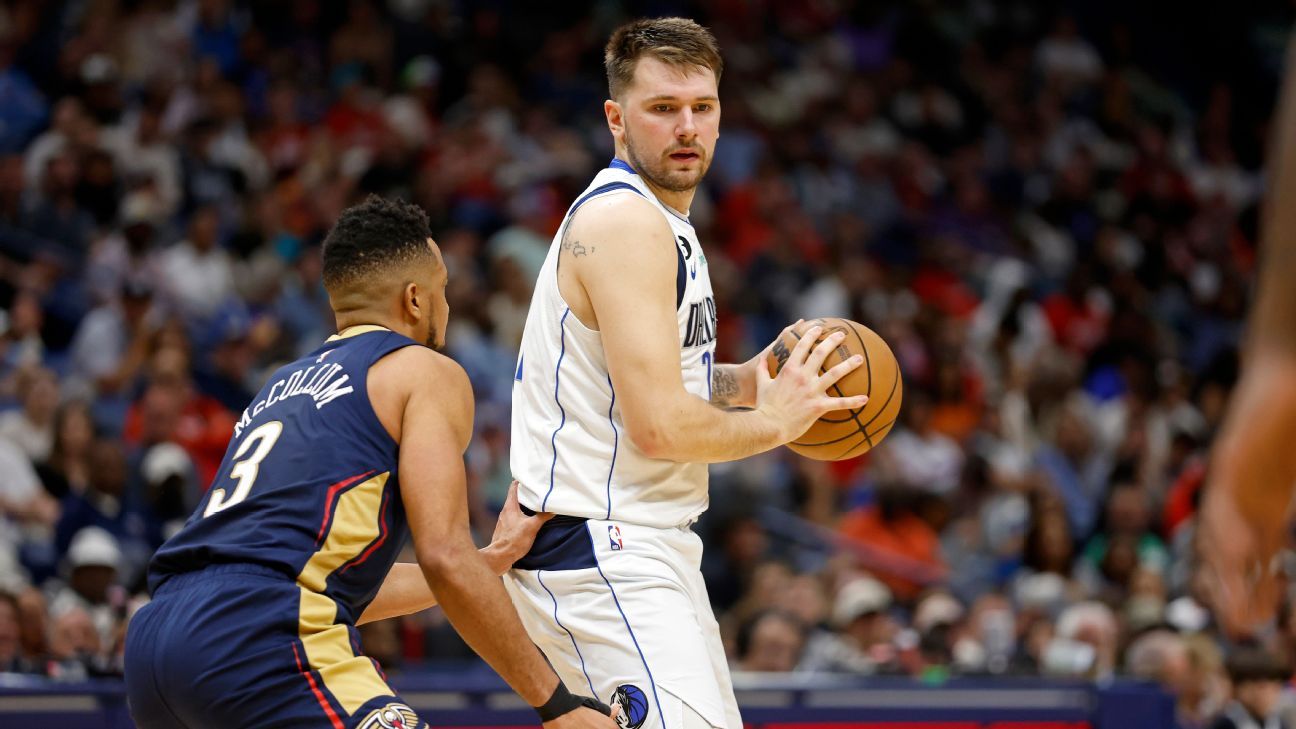 Mavs Luka Doncic Thigh Set For Mri After Early Exit Vs Pels Espn 5488