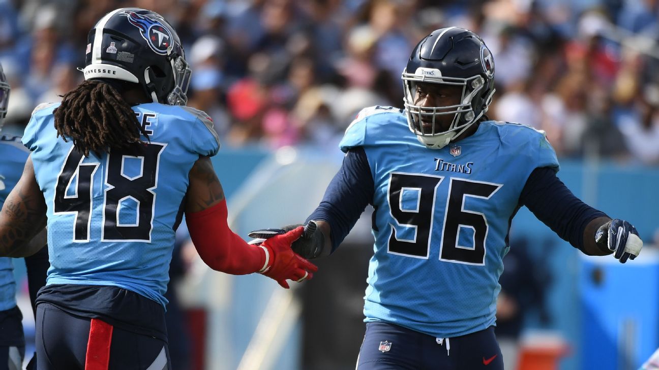 Titans release Taylor Lewan, Robert Woods, Randy Bullock