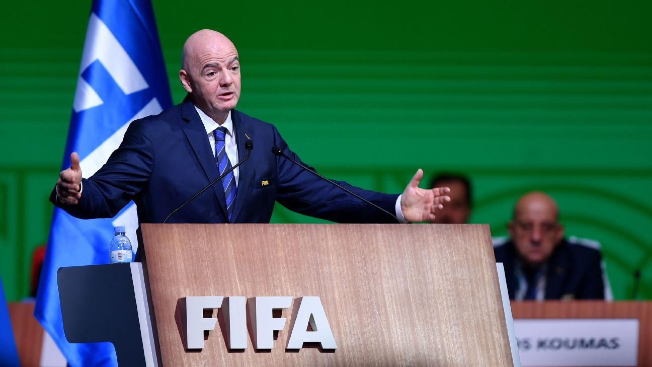 FIFA President Gianni Infantino re-elected