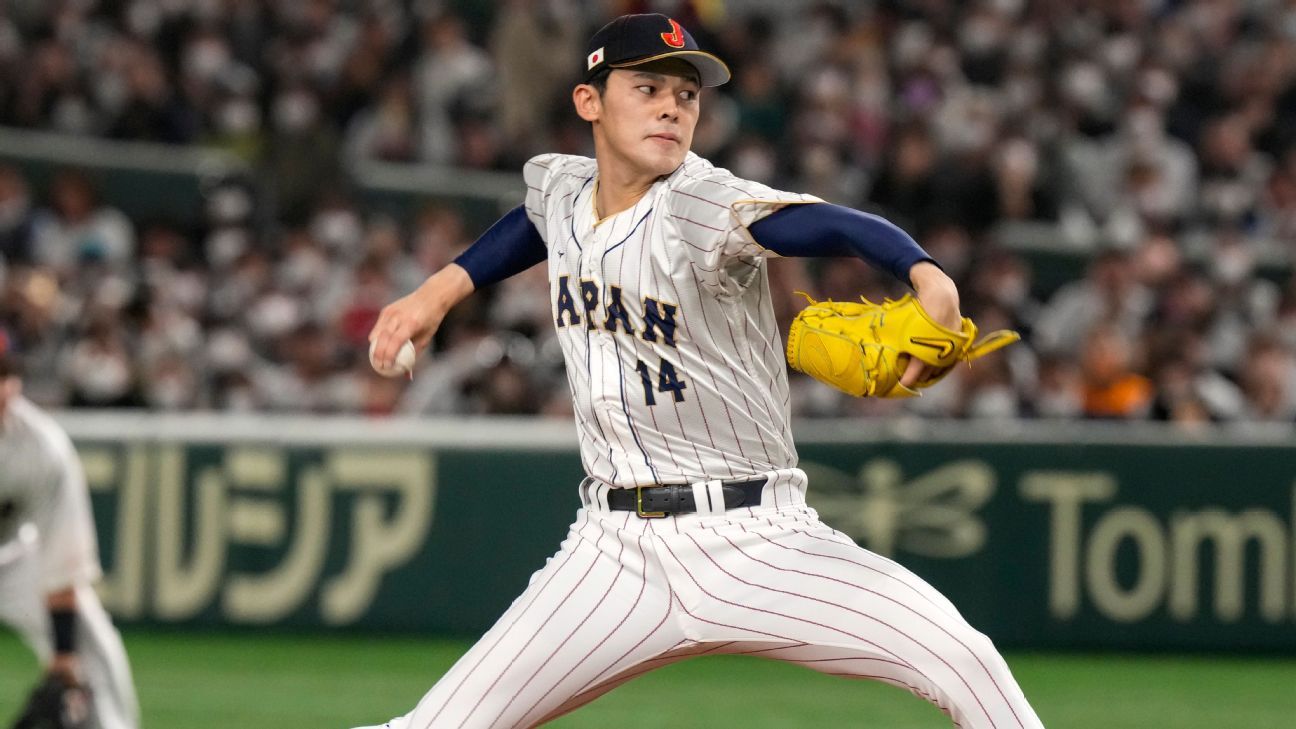 Better heat than Ohtani? DeGrom-like stuff? Japan's next great ace pitches in an MLB stadium Monday night