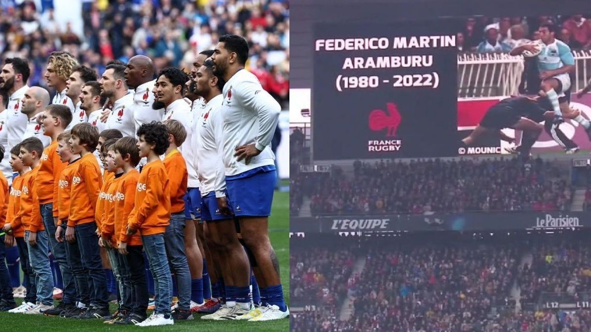 Federico Martín Aramburú fue homenajeado en Francia-Gales