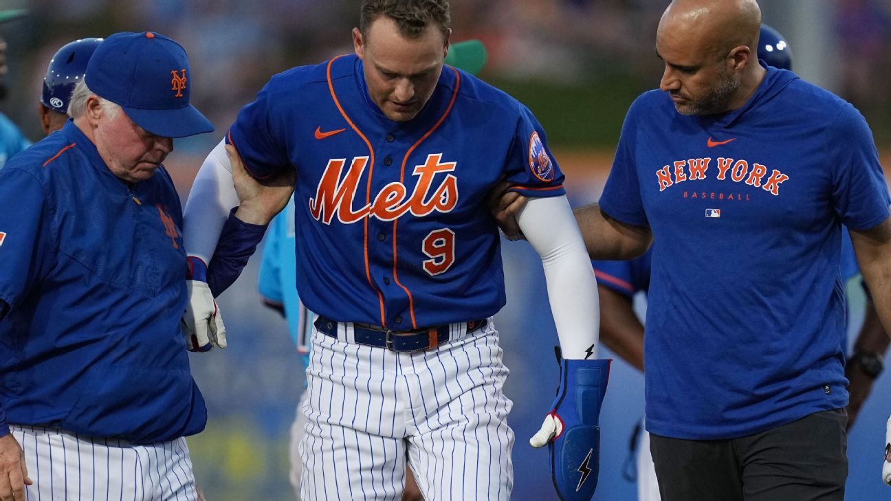 Brandon Nimmo week-to-week with knee injury