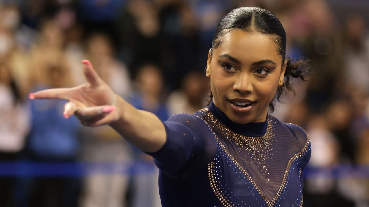 NCAA gymnastics -- Behind the scenes of UCLA's viral floor routines - ESPN