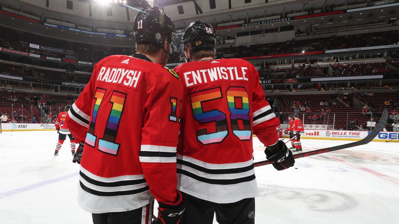 Winnipeg Jets' on Pride Night warmup jersey: 'We're going to wear it