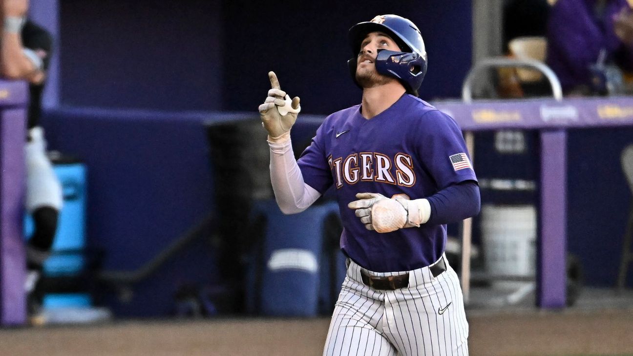 LSU's Dylan Crews is 'The Dude' at the center of college baseball's best  team - ESPN